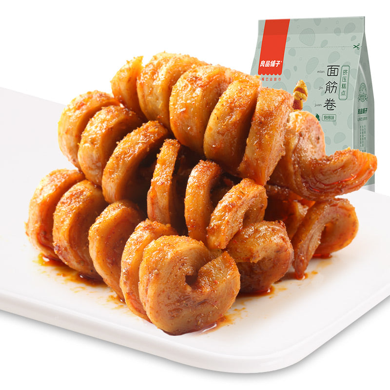 【良品铺子旗舰店】面筋卷120gx2袋 麻辣辣条零食8090后怀旧零食辣片袋装