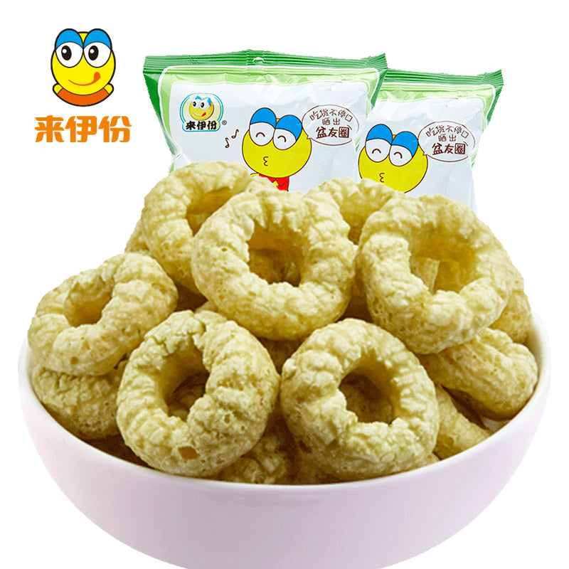 【来伊份旗舰店】来伊份 4种口味选择盆友圈48g甜甜圈甜点小吃零食美食 酥脆爽口口感适中