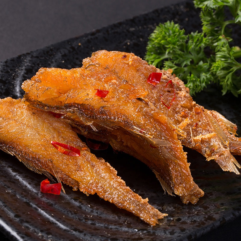 【三只松鼠_香酥小黄鱼96g】零食特产小鱼干即食小鱼仔香辣味