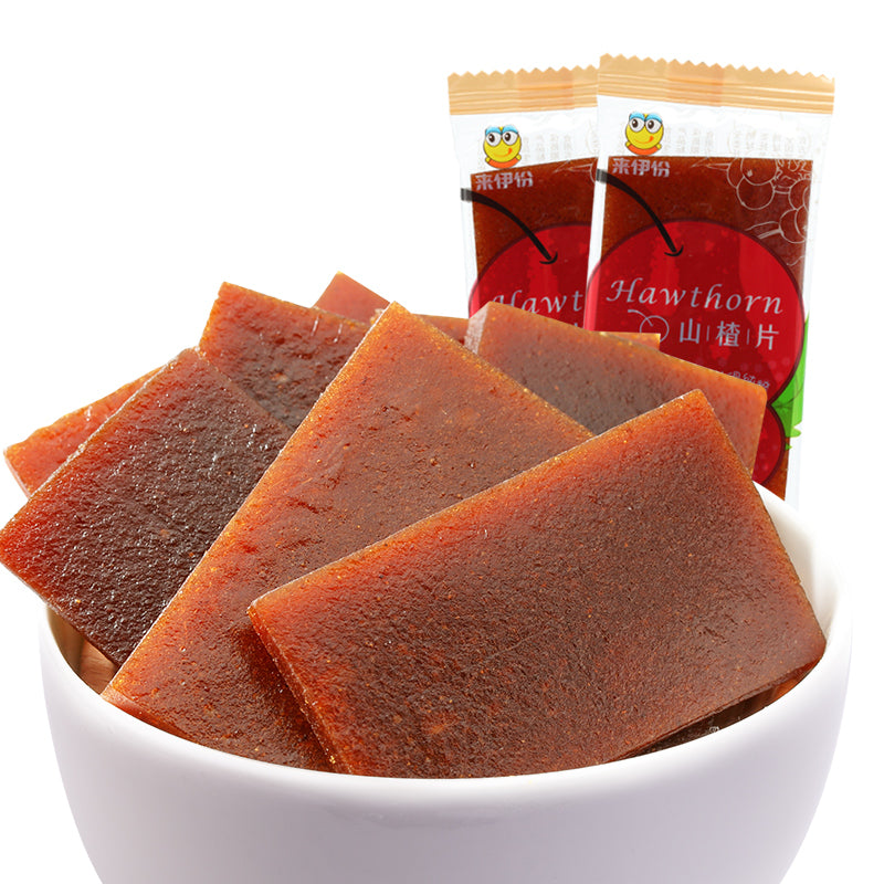 【来伊份旗舰店】来伊份山楂片255g*2山楂糕山楂卷蜜饯果脯休闲小零食山楂制品