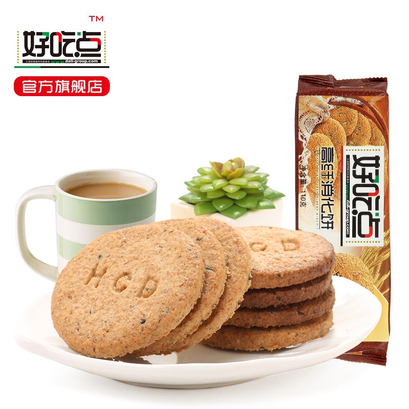 【好吃点】好吃点代餐消化饼干休闲小零食营养早餐健康食品高纤粗粮饼110克-饼干-好吃点-美国零食网