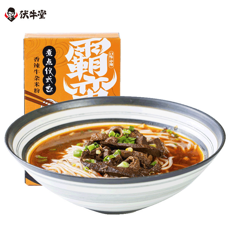 【伏牛堂】霸蛮香辣牛杂米粉 490g湖南常德桂林米线速食