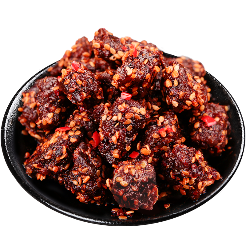 【蜀道香食品旗舰店】麻辣牛肉粒150g 四川特产小吃散装香辣牛肉