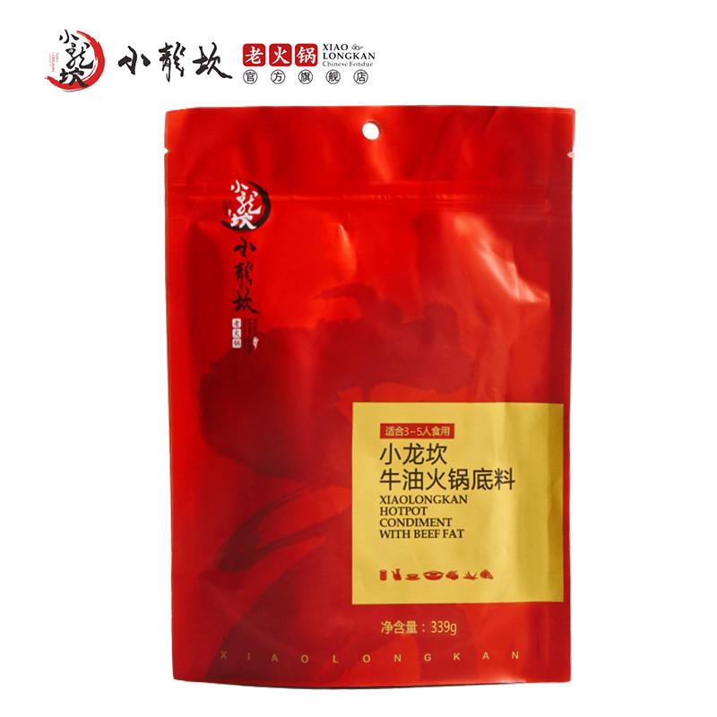 【小龙坎】小龙坎牛油火锅底料麻辣香锅正宗重庆四川特产调料麻辣烫339g 小龙坎牛油火锅底料 3-5人食用-小龙坎-美国零食网