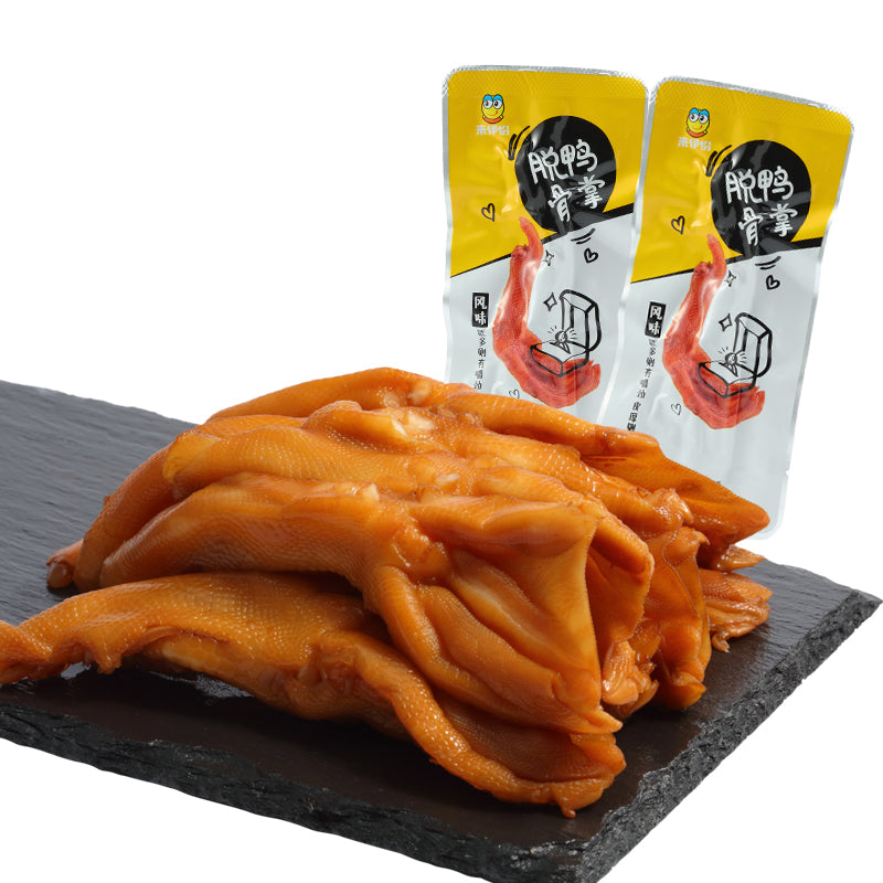 【来伊份】来伊份脱骨鸭掌118gx2袋脱骨鸭爪特产来一份 优选原料 卤香入味