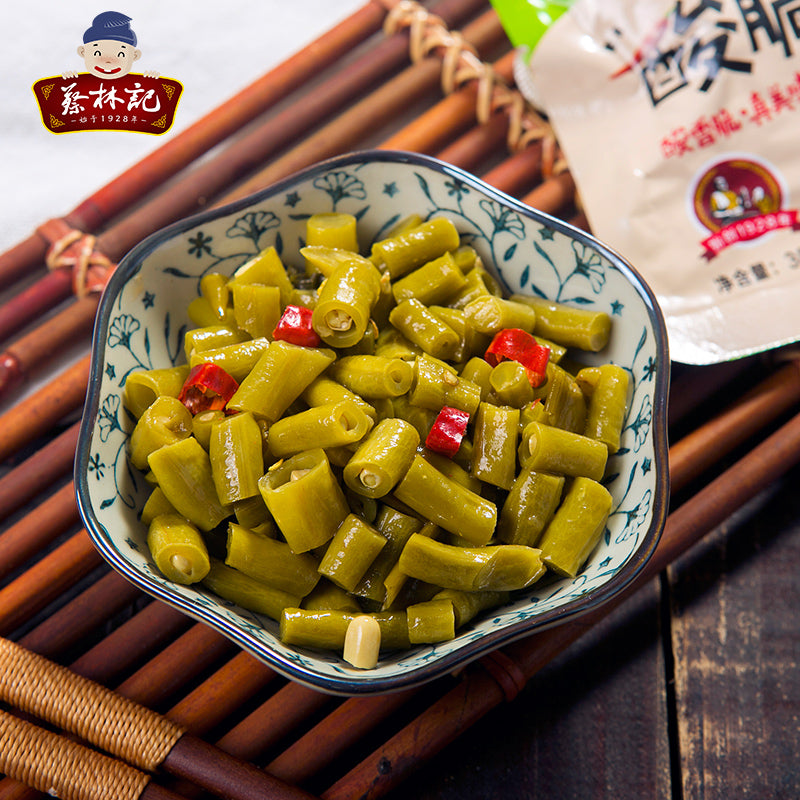 【蔡林记旗舰店】蔡林记酸豆角热干面调料拌面酸豇豆红油豆角批发30g*5包 热干面搭档 酸脆爽口
