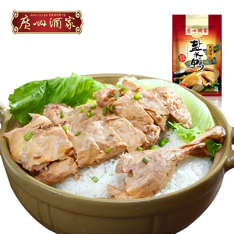 【广州酒家旗舰店】广州酒家 风味鸭 真空礼袋装广东特产方便速食特色菜式450g/袋