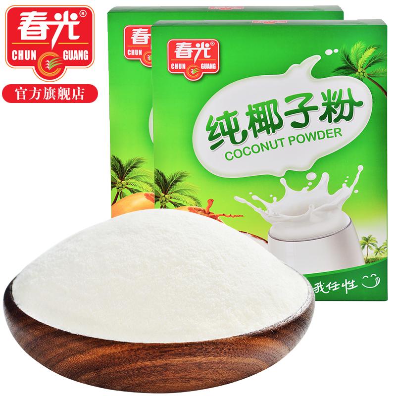 【春光食品】海南特产 冲调 东郊椰子为原料 纯椰子粉392g*2 原味-椰子粉-春光食品-美国零食网