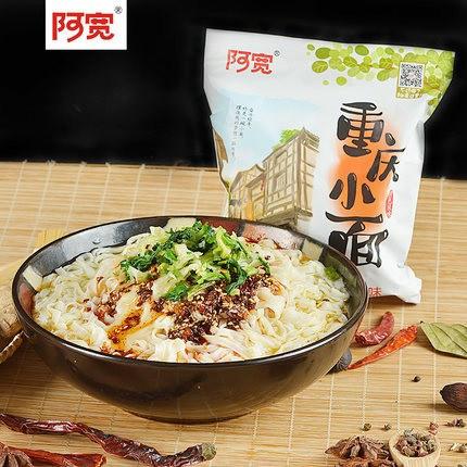 【阿宽】重庆小面135g*5包 麻辣味-方便面-四川白家-美国零食网