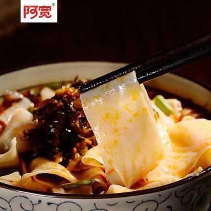 【阿宽】白家阿宽 四川铺盖面 量贩组合装440G（内含4单包铺盖面）-方便面-四川白家-美国零食网