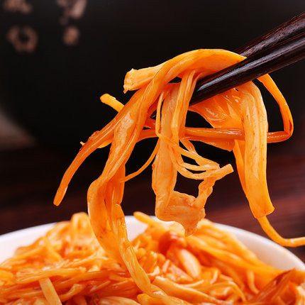 【百草味】香辣金针菇200g*3袋 香辣美味 办公室零食-金针菇-百草味-美国零食网