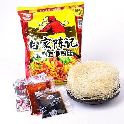 【白家陈记】酸辣方便粉丝108g*2袋 酸辣粉-酸辣粉-四川白家-美国零食网