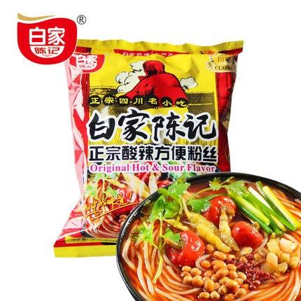 【白家陈记】酸辣方便粉丝108g*2袋 酸辣粉-酸辣粉-四川白家-美国零食网