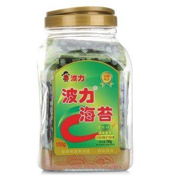 【波力海苔】波力罐装海苔150g 海洋的味道-海苔-波力海苔-美国零食网