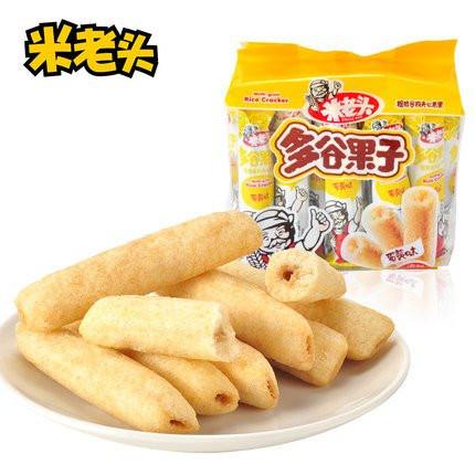 【米老头】多谷果子160g 蛋黄味-能量棒-米老头-美国零食网