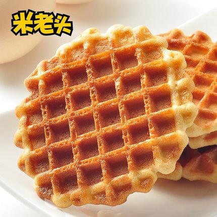 【米老头】蛋黄煎饼300g 原味 蛋香醇厚 营养早餐-蛋黄煎饼-米老头-美国零食网