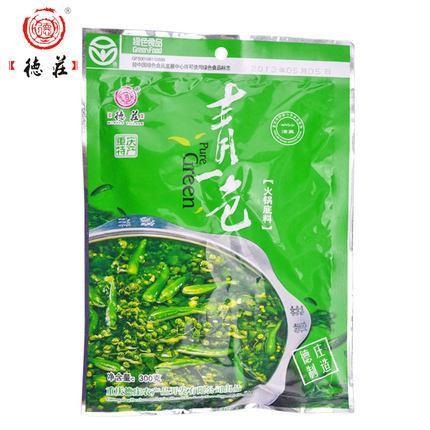 【德庄】重庆德庄 清一色火锅底料300g 青一色火锅料-火锅底料-德庄-美国零食网
