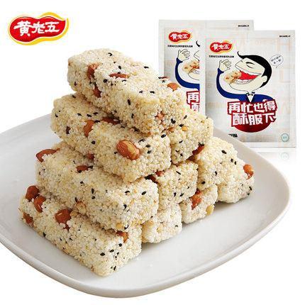 【黄老五】原味米花酥238g 米花糖 四川非物质文化遗产-米花糖-黄老五-美国零食网
