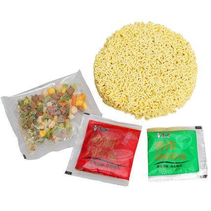 【康师傅】红烧牛肉面100g*3包 升级包装 5倍肉蛋+虾 超级给力！-方便面-康师傅-美国零食网
