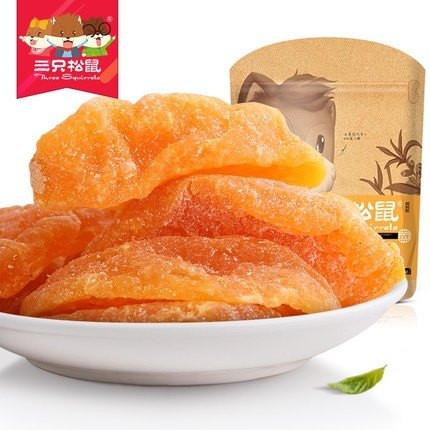 【三只松鼠】黄桃干106g*2袋 大块果肉 酸酸甜甜-黄桃干-三只松鼠-美国零食网