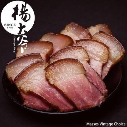 【杨大爷】后腿腊肉500g 烟熏味腊肉 偏瘦-腊肉-杨大爷-美国零食网