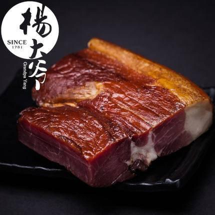 【杨大爷】后腿腊肉500g 烟熏味腊肉 偏瘦-腊肉-杨大爷-美国零食网