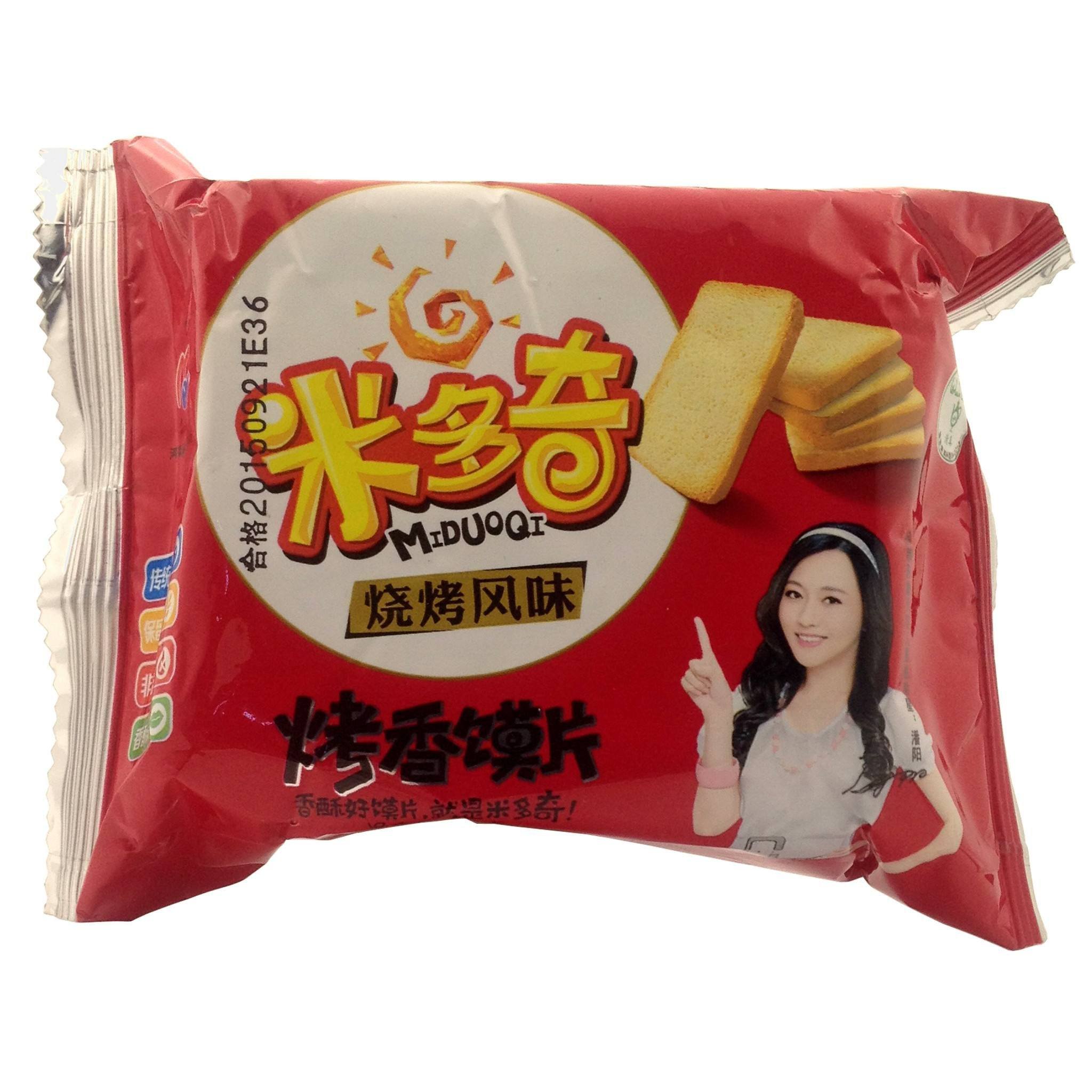【米多奇】烤香馍片50g*6包 非油炸烤馍片 8种口味 随机发货-烤馍-米多奇-美国零食网