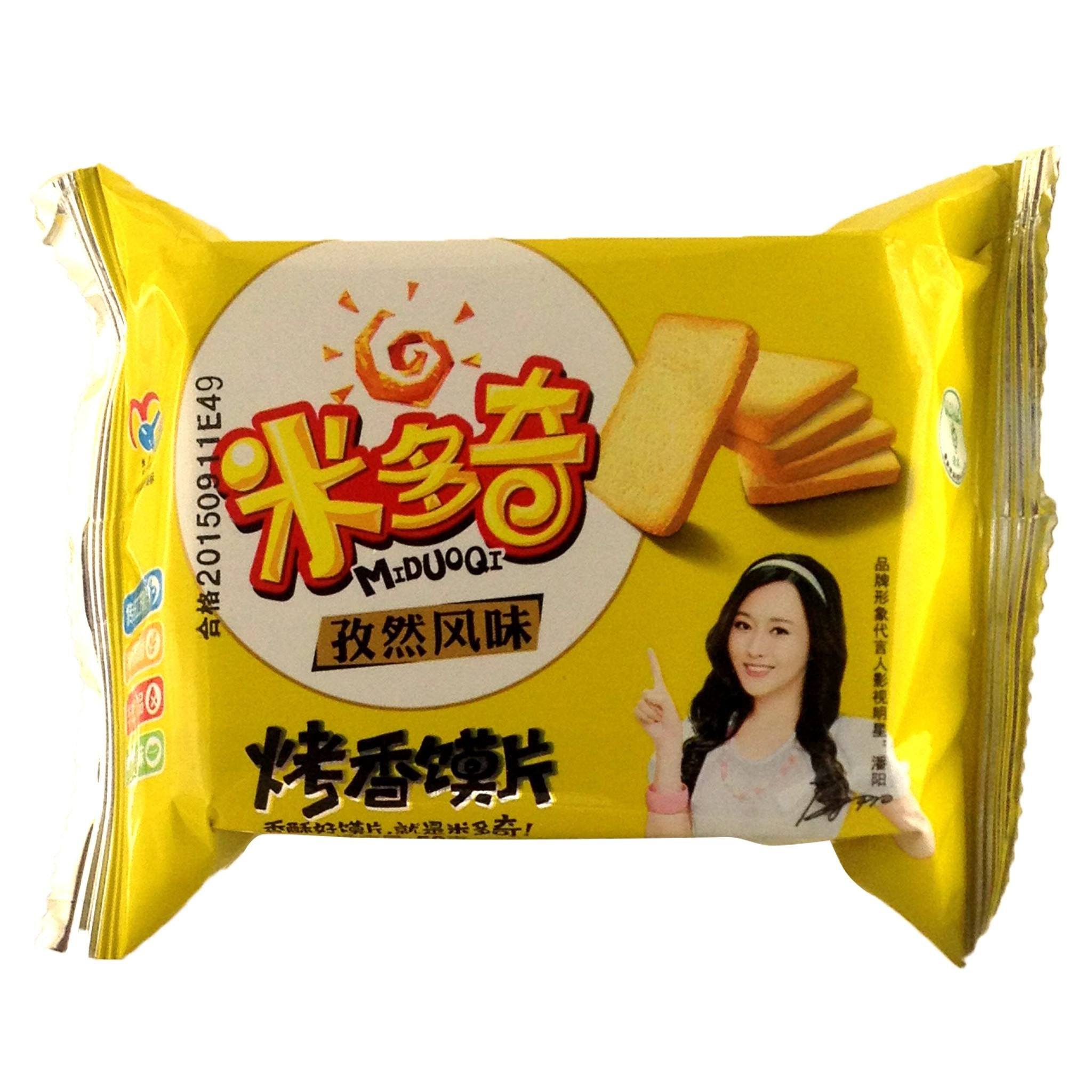 【米多奇】烤香馍片50g*6包 非油炸烤馍片 8种口味 随机发货-烤馍-米多奇-美国零食网