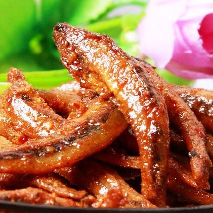 【口水娃】酱汁牛肉味 口水鱼小鱼仔15g*12个 源自深海小鱼 酱香美味-小鱼仔-口水娃-美国零食网