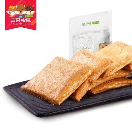 【三只松鼠】老爹鱼豆腐180g-鱼豆腐-三只松鼠-美国零食网