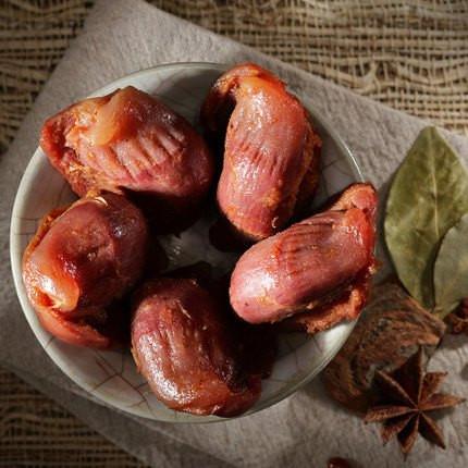 【来伊份】卤香鸭肫260g*2袋 老火慢卤 鲜爽Q弹-鸭肫-来伊份-美国零食网