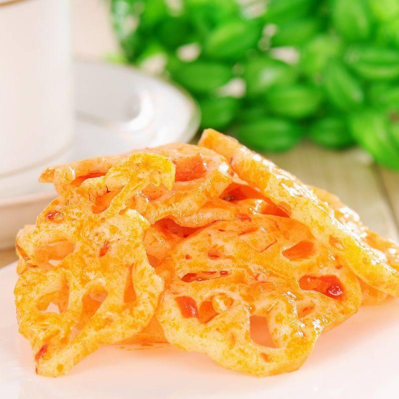 【素味居】香辣藕片70g*4袋 男人离不开姜 女人离不开藕-香辣土豆片-素味居-美国零食网