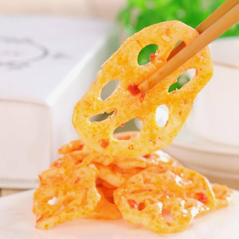【素味居】香辣藕片70g*4袋 男人离不开姜 女人离不开藕-香辣土豆片-素味居-美国零食网