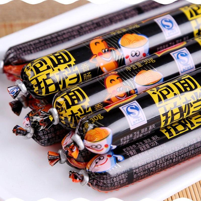 【双汇食品】泡面拍档香肠30g*8支 泡面加香肠 美味不可挡!-火腿肠-双汇食品-美国零食网