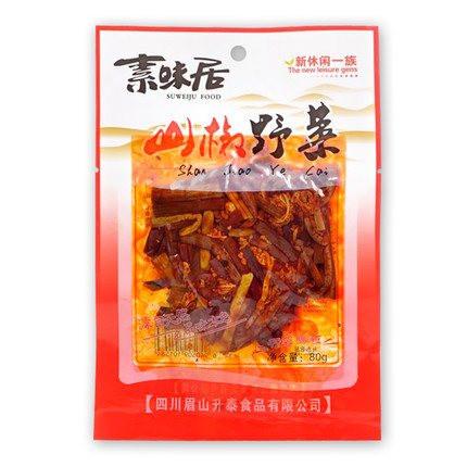 【素味居】泡山椒野菜80g*3袋 美味素食 自然健康-泡山椒野菜-素味居-美国零食网