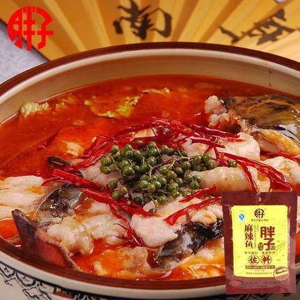 【胖子】麻辣鱼佐料180g 重庆水煮鱼佐料-麻辣鱼佐料-胖子-美国零食网