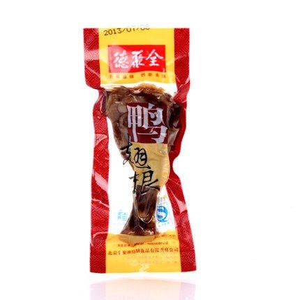 【全聚德】鸭翅根56g*4个 飘香四溢 回味悠长-鸭翅根-全聚德-美国零食网
