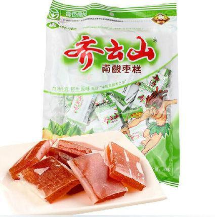 【齐云山】南酸枣糕300g 绿色食品 内含约45小块 酸溜溜 甜滋滋 江西特产-南酸枣糕-齐云山-美国零食网