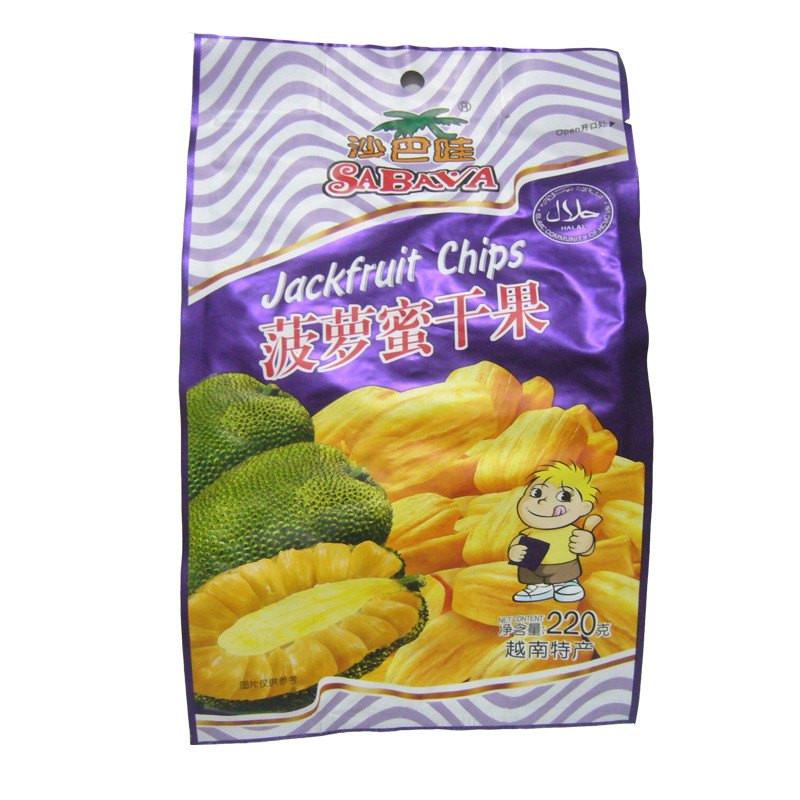 【沙巴哇】越南进口 沙巴哇 菠萝蜜干果220g-菠萝蜜干-沙巴哇-美国零食网