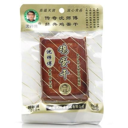 【沈师傅】沈师傅鸡蛋干100g 酱香味 鲜嫩清香 鸡蛋干开创者-鸡蛋干-沈师傅-美国零食网