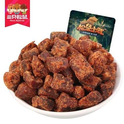 【三只松鼠】 松鼠小贱 香辣牛肉粒110g 久火慢炖 肉质紧实有嚼劲-牛肉粒-三只松鼠-美国零食网