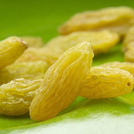 【百草味】无核白葡萄干200g 源自新疆吐鲁番 无籽绿提子干-葡萄干-百草味-美国零食网