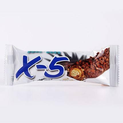 【韩国X-5】夹心巧克力棒36g*10个 韩国进口零食 浓郁甜香 酥脆爽口-能量棒-韩国X-5-美国零食网