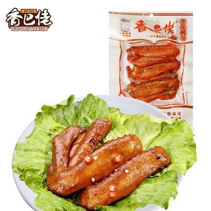 【香巴佬】香辣鸭翅80g*2袋 浓郁卤香 温州特产-香辣鸭翅-香巴佬-美国零食网