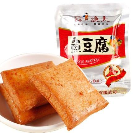 【炎亭渔夫】鱼豆腐15g*10个 香辣味-鱼豆腐-炎亭渔夫-美国零食网