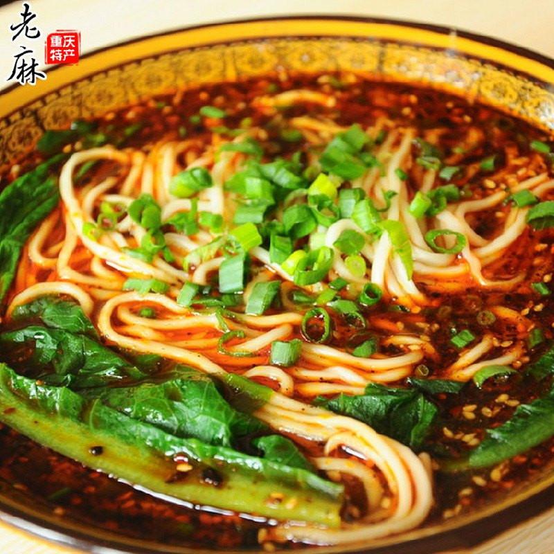 【重庆小面】重庆麻辣小面调料包150g*3包 秋霞麻辣小面佐料-重庆小面-秋霞-美国零食网