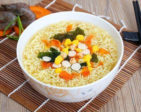 【康师傅】鲜虾鱼板面95g*3包 加量鱼板虾 清爽鲜滋味！-方便面-康师傅-美国零食网