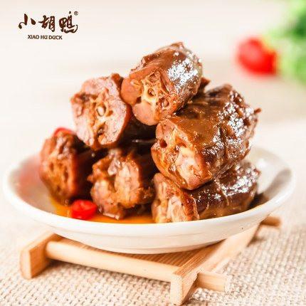 【小胡鸭】香辣鸭脖子250g 香汁入骨 辣劲十足-香辣鸭脖子-小胡鸭-美国零食网