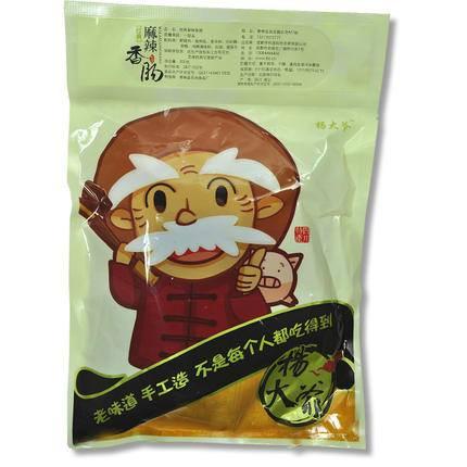 【杨大爷】麻辣香肠500g 正宗川味腊肠 地道麻辣 过年的味道-麻辣香肠-杨大爷-美国零食网