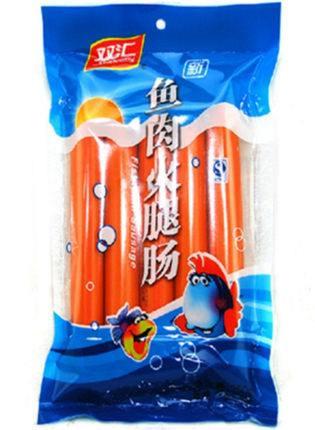 【双汇食品】鱼肉火腿肠250g*2袋-火腿肠-双汇食品-美国零食网